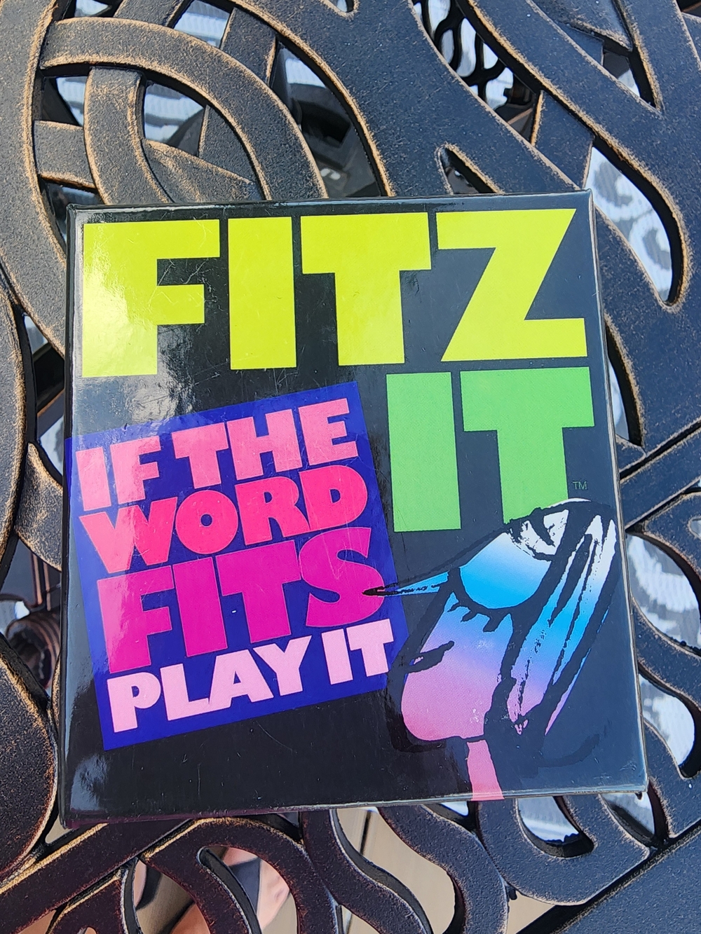 FITZ If The Word Fits Play It — Neon Multicolor Card Game